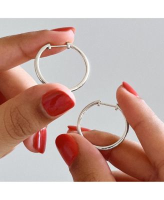 Medium Slim Endless Hoops - Lo Medium