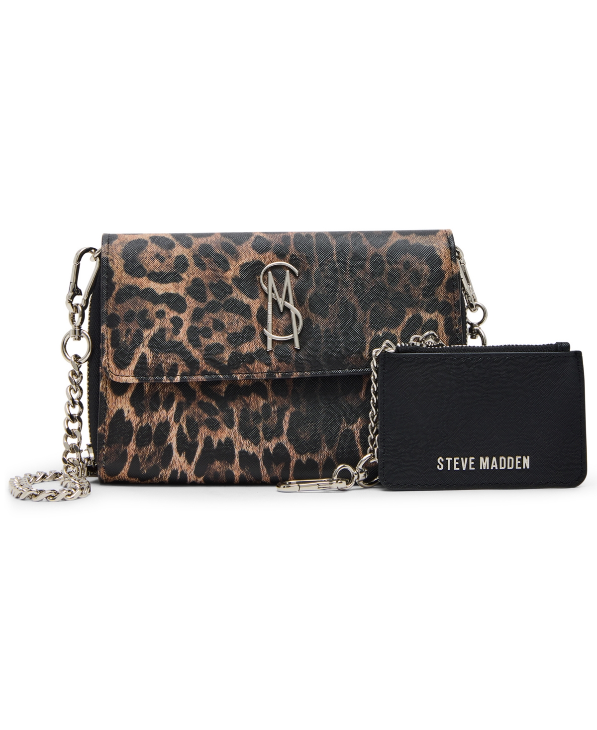 Steve Madden Boxed Carina Crossbody Wallet In Brown