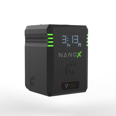 NANOX Micro 150 150Wh 14.8V 9900mAh SMART V-Mount Battery, Bundle with XPD-45 45W Universal USB-C PD Wall Charger