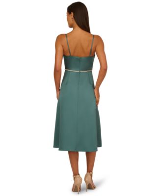 Women's Scoop Neck Midi Dress