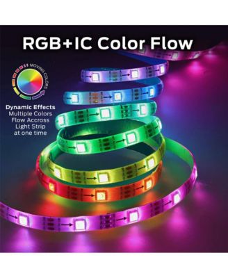 Monster 25 Ft. Sound Reactive Color Flow Indoor LED Light Strip with Razer Chroma Smart Sync