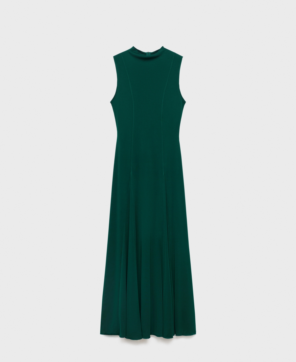 Mango Women's Midi Godet Dress In Green