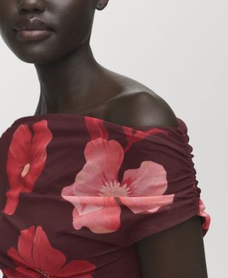 Women's Asymmetrical Floral Dress