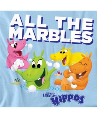 Men's Hungry Hungry Hippos Hippos Grabbing All the Marbles T Shirt