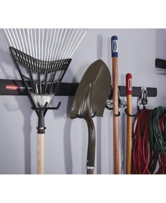 FastTrack Wall S Hook 2 Handle Storage Organizer Rack for Hand Tools