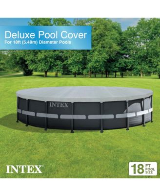 18' Round Debris Cover for Intex Ultra Frame Swimming Pools, UV Resistant