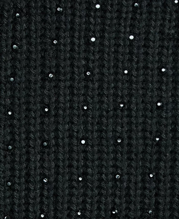 Women's Rhinestone Rib Sweater - thumbnail 9