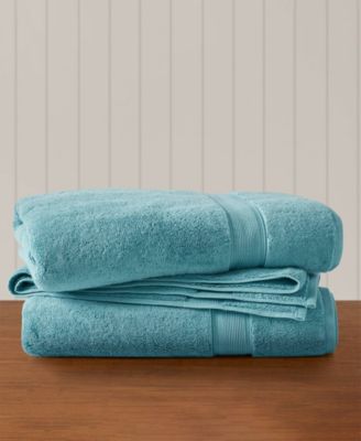 Luxury Zero Twist Cotton 2-Pc. Bath Sheet, 34" x 68"