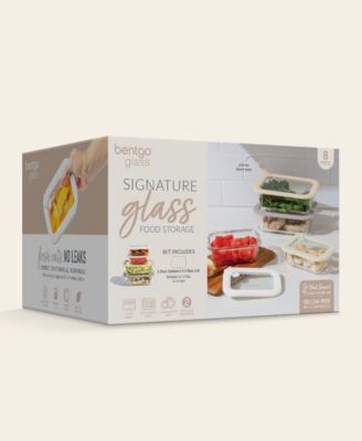 Signature 8-Pc. Glass Food Storage Set
