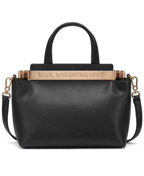 Женская сумка KARL LAGERFELD PARIS Jacqueline Crossbody, цвет: Чёрный / Золотой