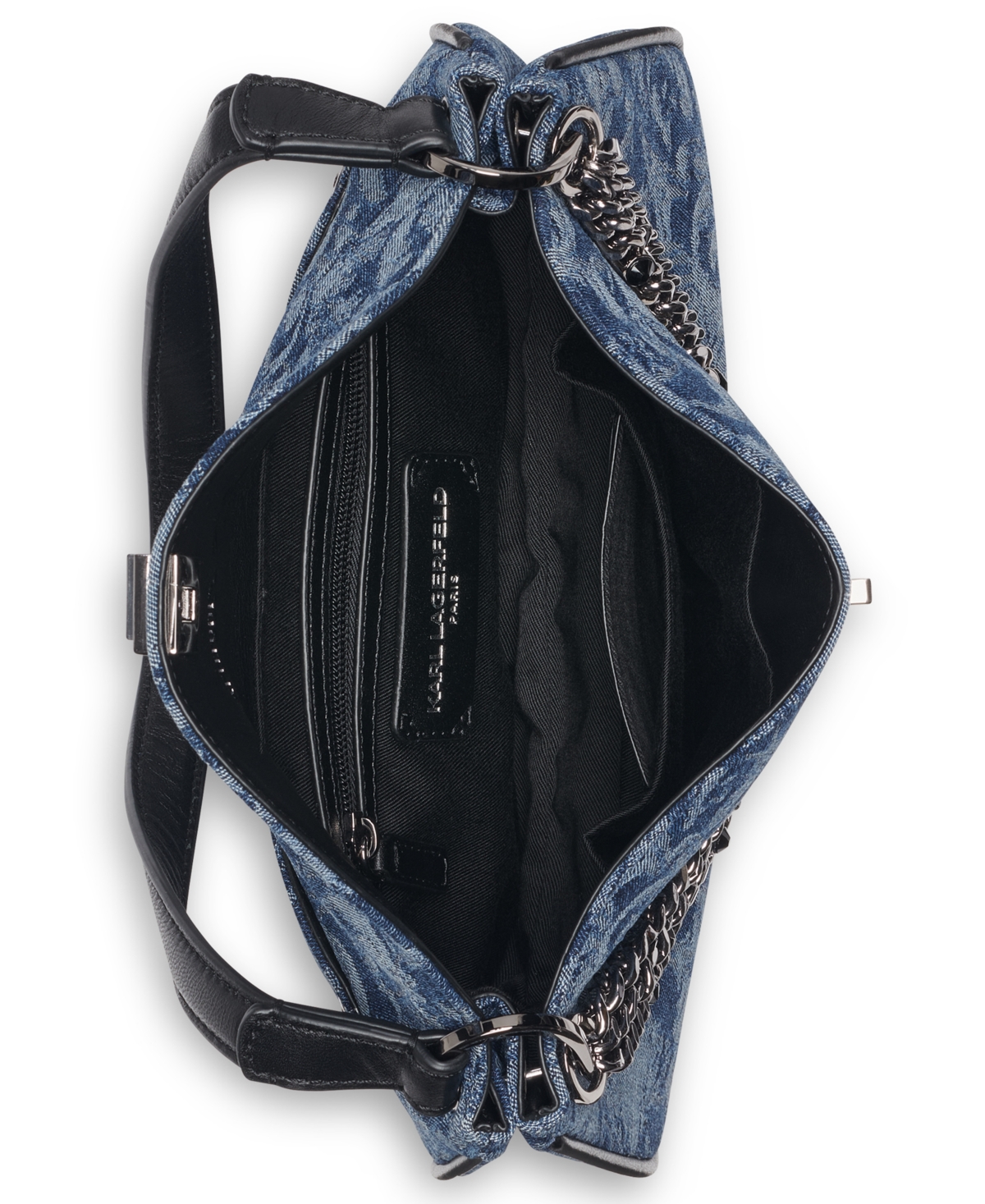 Karl Lagerfeld Nadine Shoulder Bag In Blue