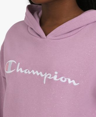 Girls 7-16 Long Sleeve Glitter Hoodie