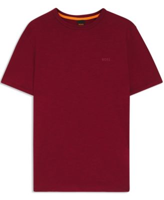 Men's Cotton Slub Logo Detail T-Shirt