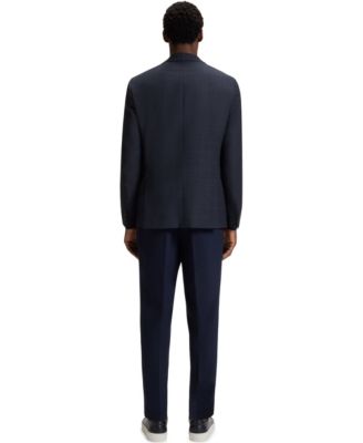 Men's Checked Virgin Wool Slim-Fit Blazer