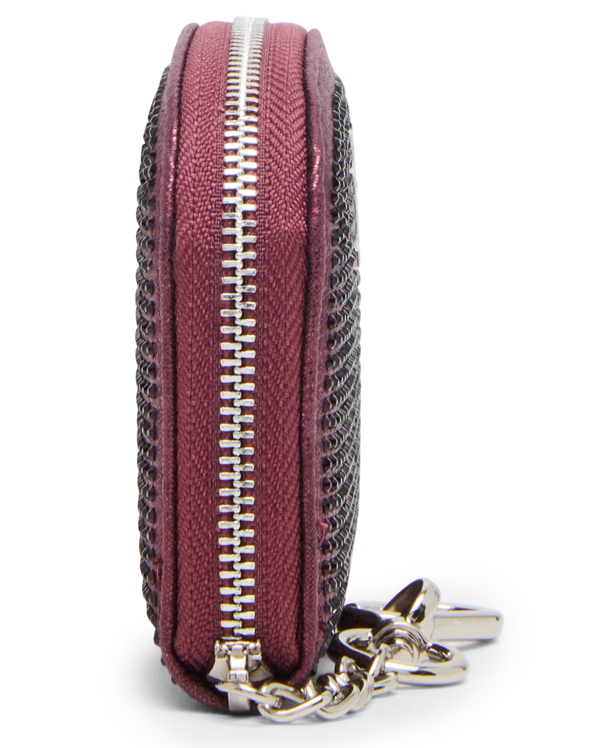 Steve Madden Women's Bjadez Zipper Wallet In Burgundy