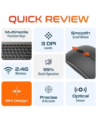 N36 Wireless  Computer Keyboard and Optical Mouse Combo