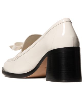 Women's Deco Bow Heeled Loafers