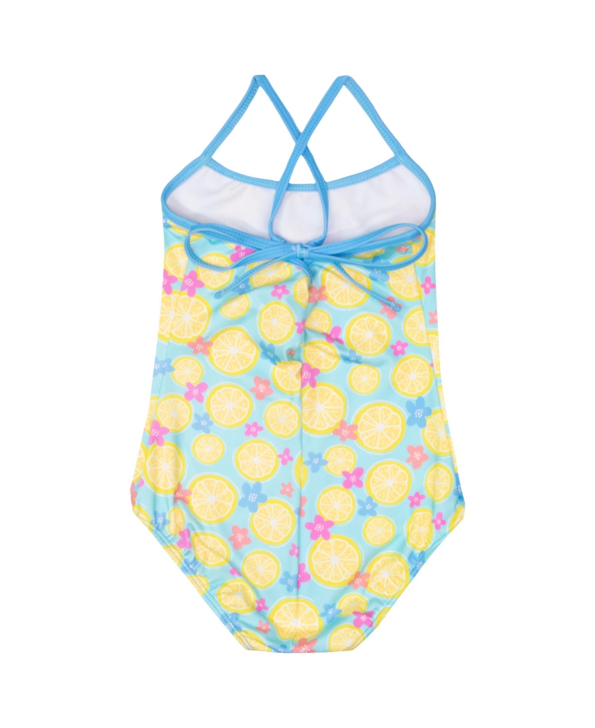 Tommy Bahama Little Girls One-Piece Cross-Back Bathing Swimsuit Set