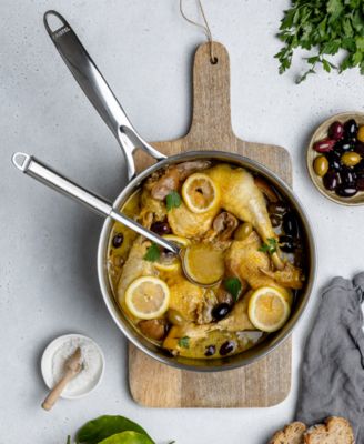 Castel Pro Ultraply Stainless Steel 3.5-Quart Saut&eacute; Pan