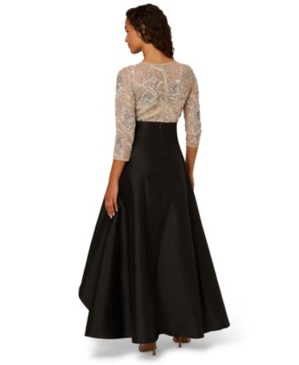 Women's Bead Taffeta Long Dress