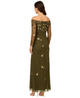 Women's Off-The-Shoulder Bead Dress