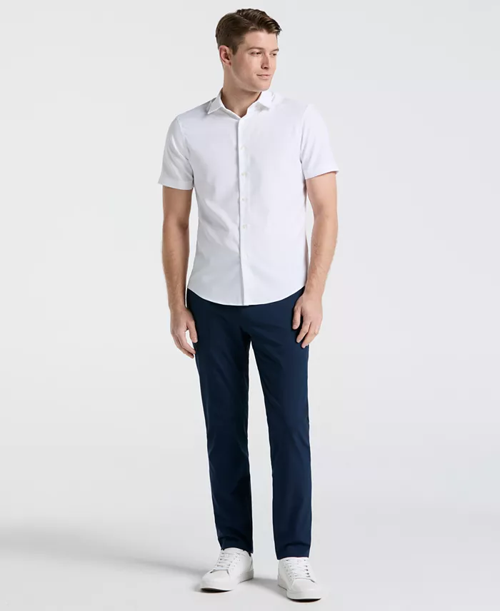 Men's Short-Sleeve Solid Shirt - thumbnail 2