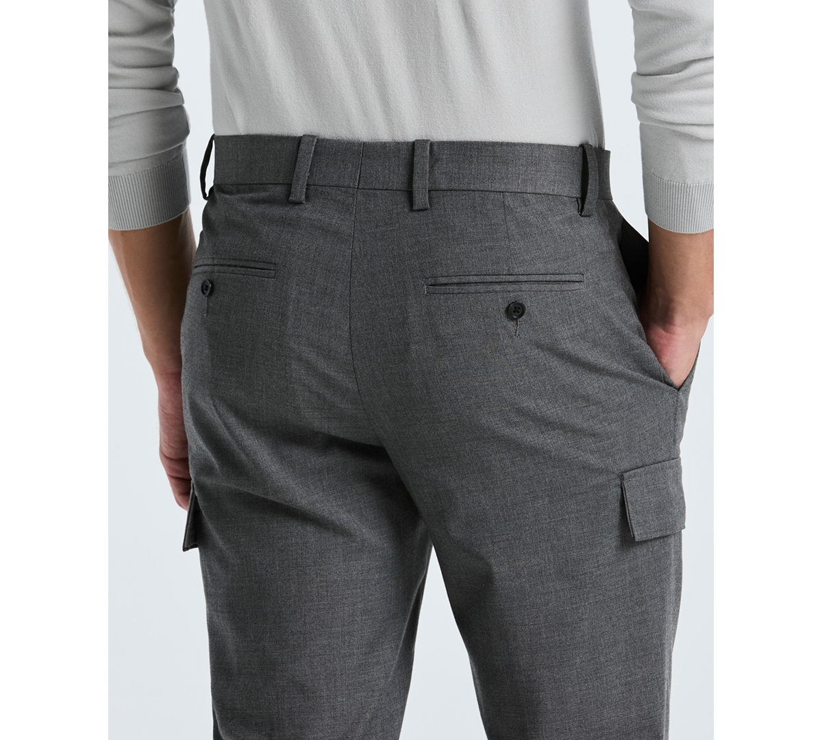 Perry Ellis Men's Standard Tapered Dress Cargo Pants In Animal Print