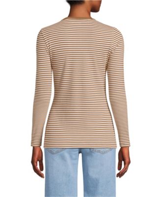 Women's Long Sleeve Micro Rib T-Shirt