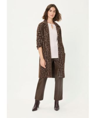 Women's Mona Fit Straight Leg Faux Croc Cropped Pant