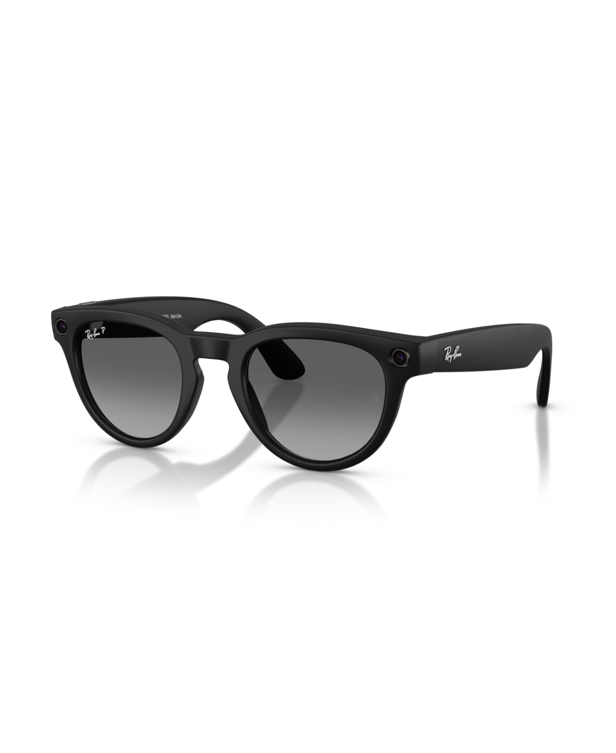 Ray Ban Unisex Ai Meta Gen2 Polarized Headliner Sunglasses, Rw4013 In Black