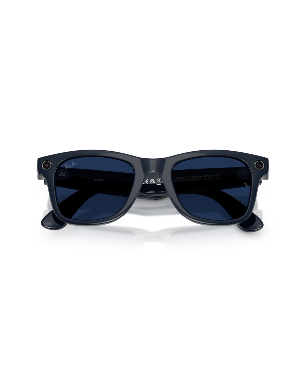 Ray Ban Unisex Ai Meta Gen2 Wayfarer Transition Glasses, Rw4012 In Blue