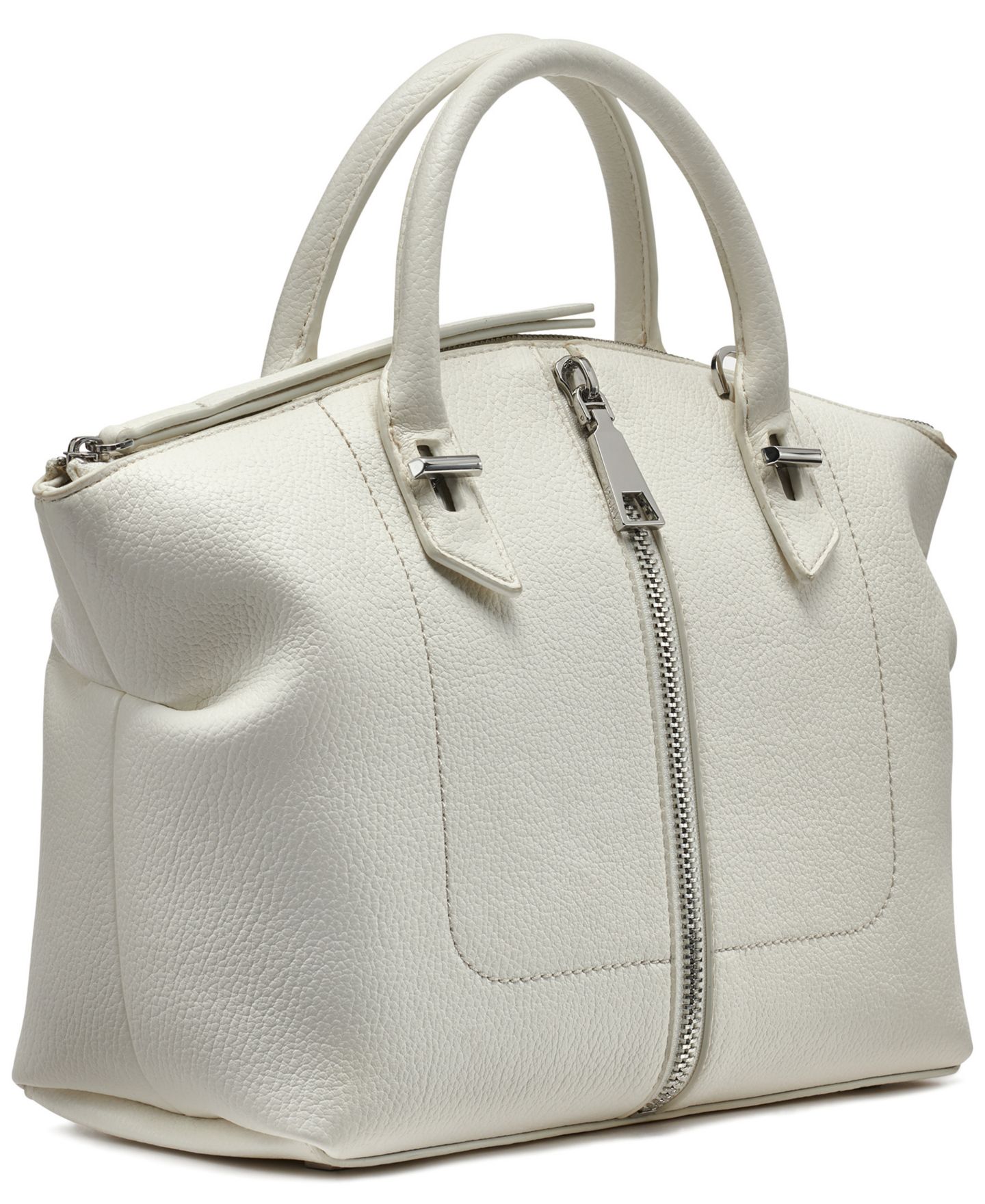 Женская сумка DKNY Zinna Small Satchel, цвет: Зефирный — фото 3