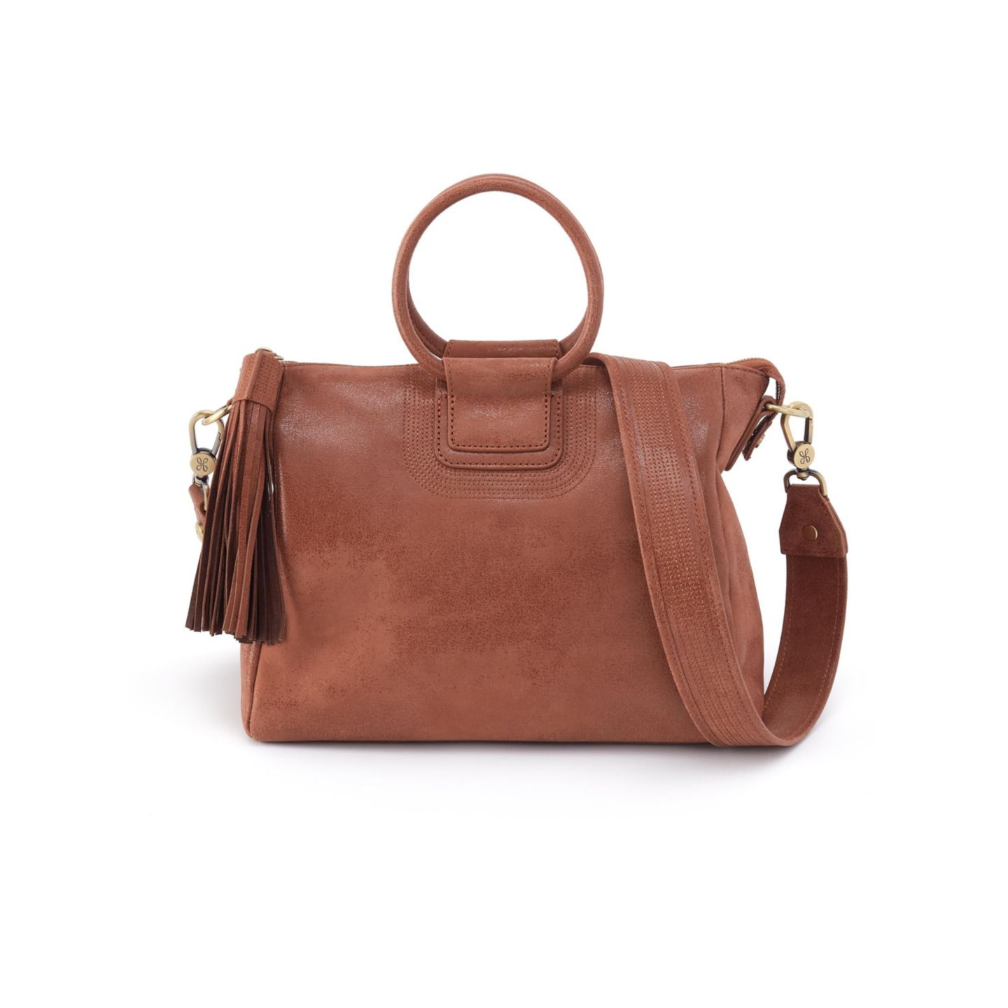 Женская сумка HOBO Sheila Medium Satchel, цвет: Седельно-коричневый — фото 1