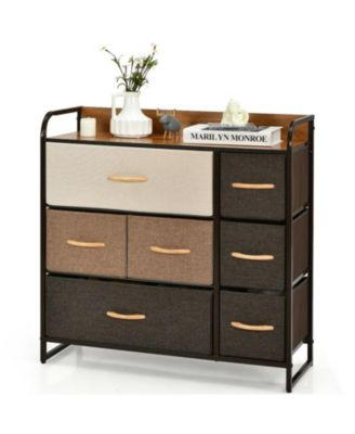 Wooden Top Dresser Storage Chest for Bedroom