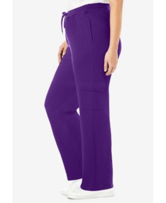 Women's Within Tall Better-Fleece Pull-On Cargo Sweatpants