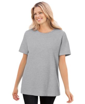 Women's Within Waffle Thermal Satin Trim Tee