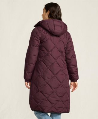 Women's FeatherFree Insulated Diamond Quilted Maxi Coat