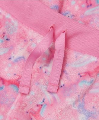 Kids Long Sleeve Plush Fleece Pajama Set