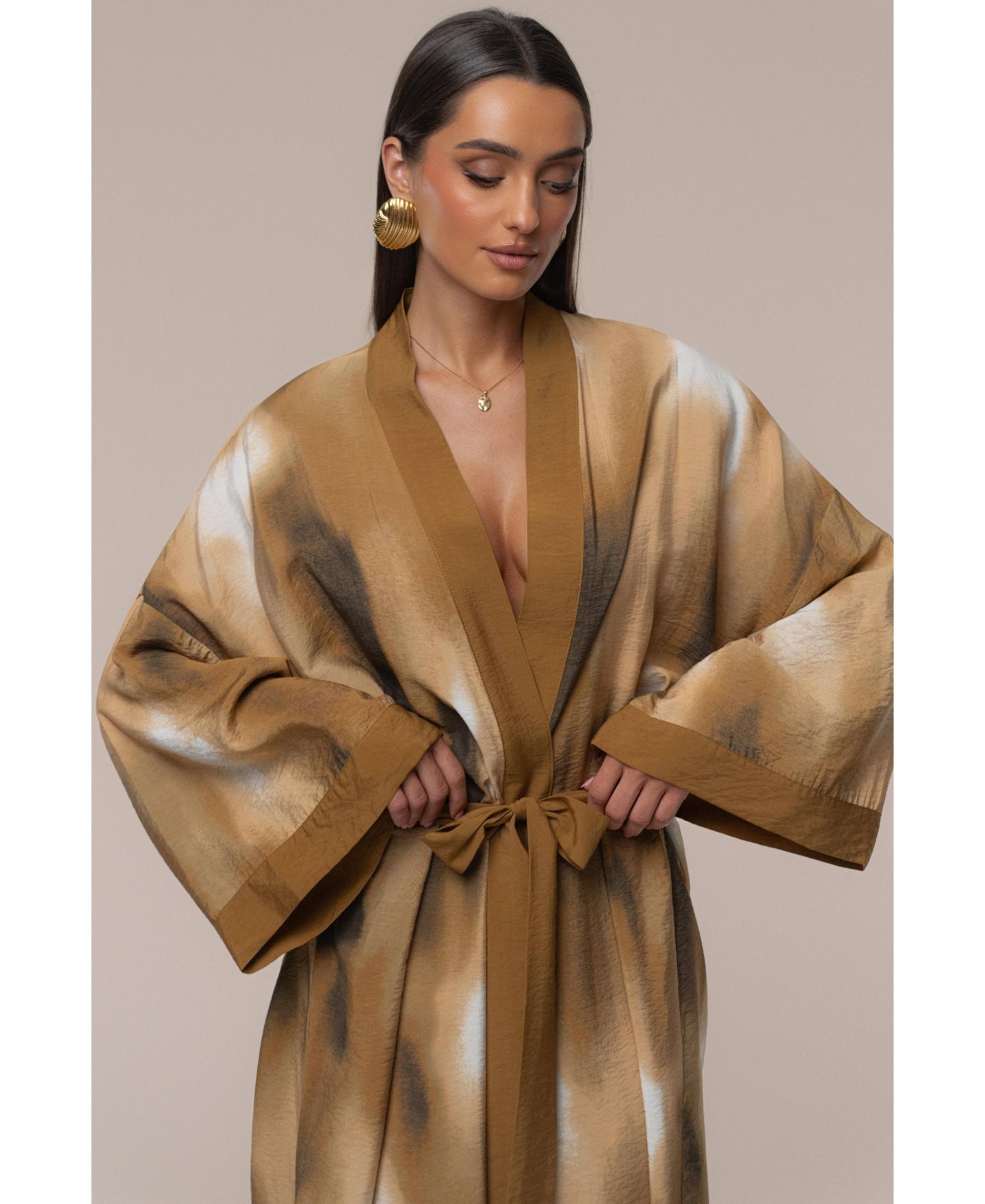 Женские куртки JLUXLABEL Desert Oasis Duster, цвет: Коричневый — фото 3