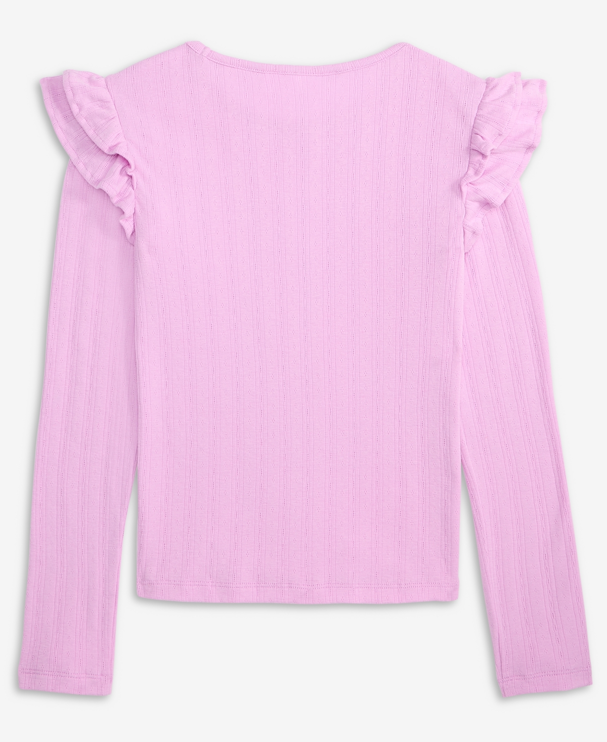 Epic Threads Little & Big Girls Ruffle Sleeve Pointelle Top, Macy's Exclusive In Animal Print