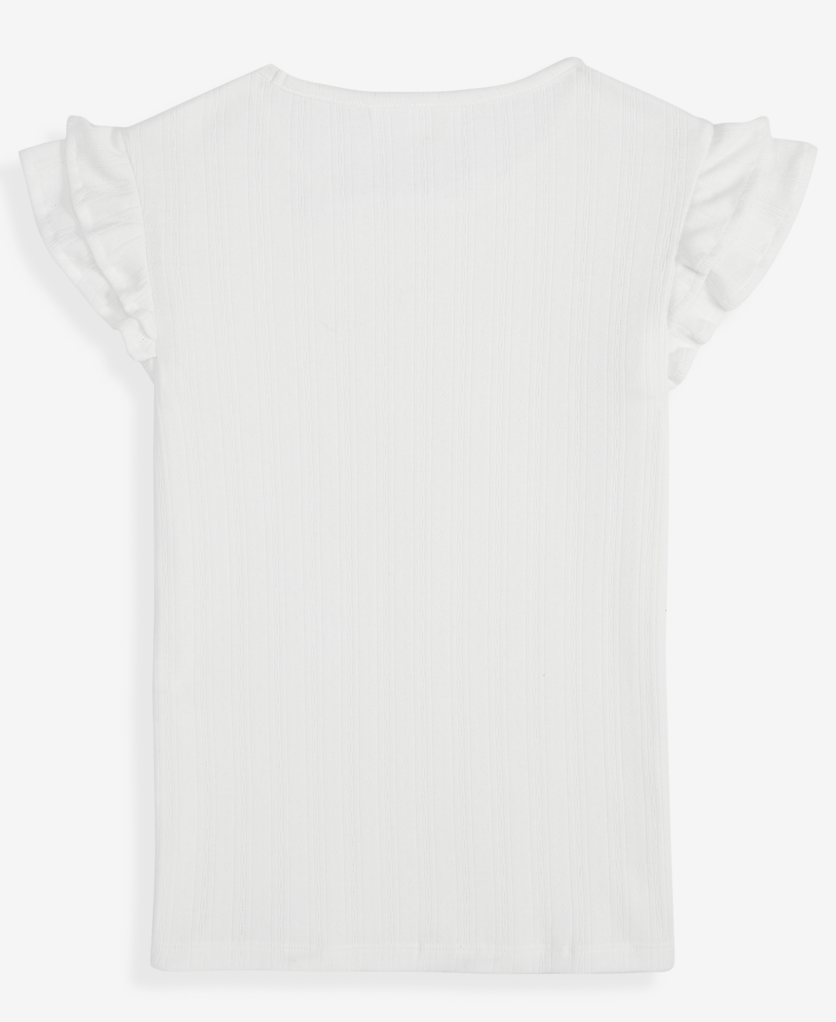 Epic Threads Little & Big Girls Ruffled-sleeve Pointelle Top, Macy's Exclusive In Animal Print