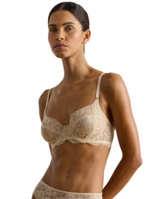 Women's Unlined Lace Full Coverage Bra