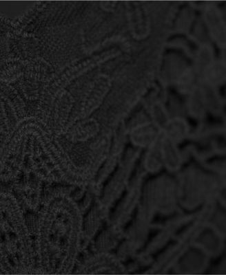 Women's Variegated Micro Rib Lace Trim Cami