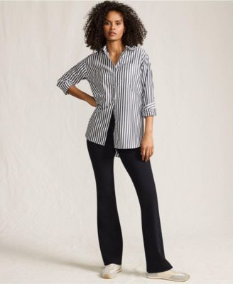 Women's Tall Starfish High Rise Pull On Flare Pocket Pants