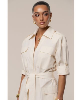 Women's Harbor Shore Belted Maxi Dress