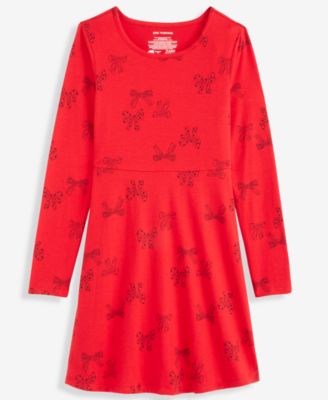Epic Threads - Little & Big Girls Bow-Print Dress