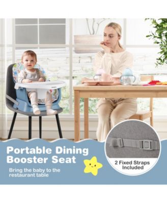 16-in-1 Baby High Chair w/ Activity Center Booster Seat Building Block Table