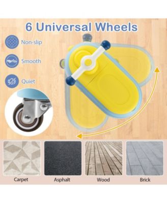 Toddler Ride on Toy with Trailer and Light Music