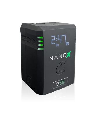 NANOX 98Wh 14.8V 6600mAh Micro SMART Battery Pack, V-Mount