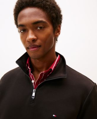 Men's Essential Intechno Knit Regular-Fit Quarter-Zip Sweatshirt